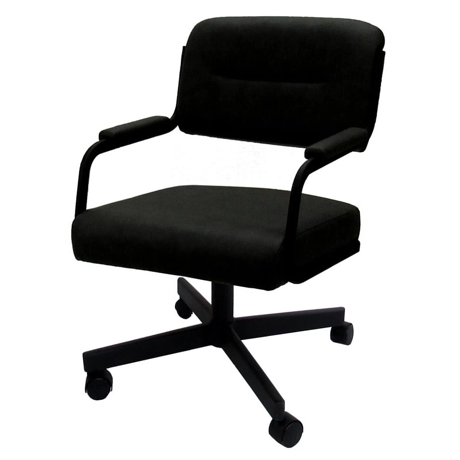 4 - Swivel Metal Caster Dining Chairs - M-110 Style