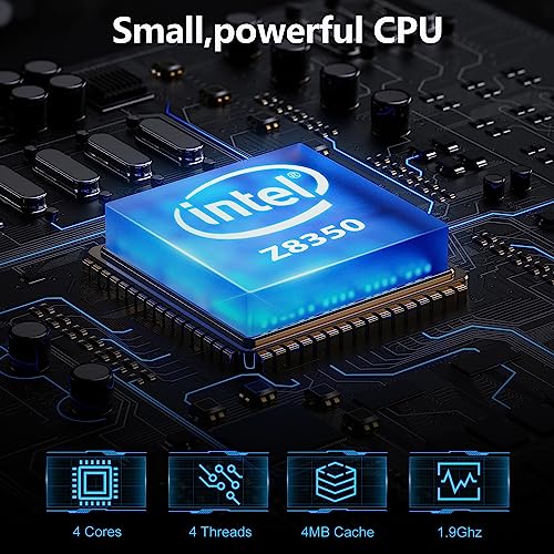 PC Stick Mini PC Stick with Intel Atom Z8350 & Windows 10 Pro,Mini PC 4GB RAM 128GB ROM,Intel pc Stick Support Auto Power on,HD 4K on Business Office Industrial IOT Media Home