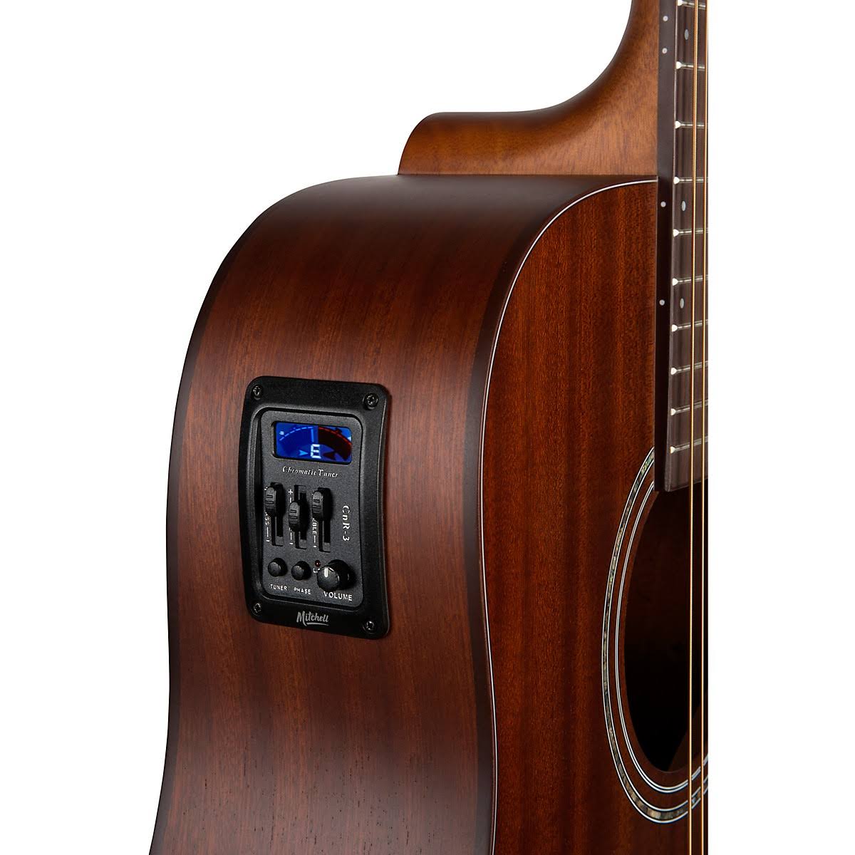 Mitchell T231CE Mahogany Dreadnought Acoustic-Electric Cutaway Guitar
