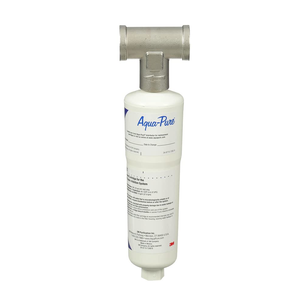 3M Aqua-Pure Whole House Scale Inhibition Inline Water System AP430SS and Replacement Cartridge AP431