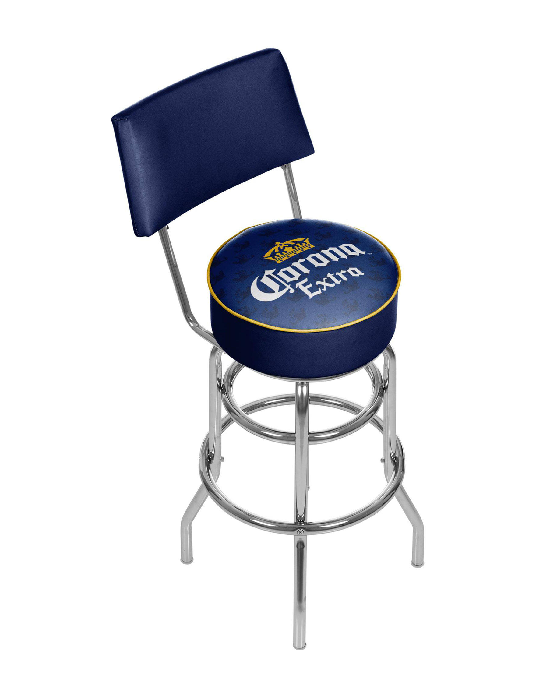 Corona Swivel Bar Stool with BACK, Griffin