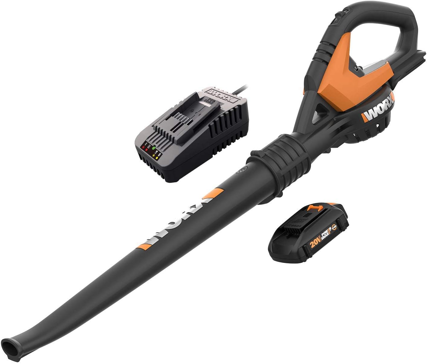 WORX 20V Cordless Leaf Blower WG545.6 with Battery & Charger