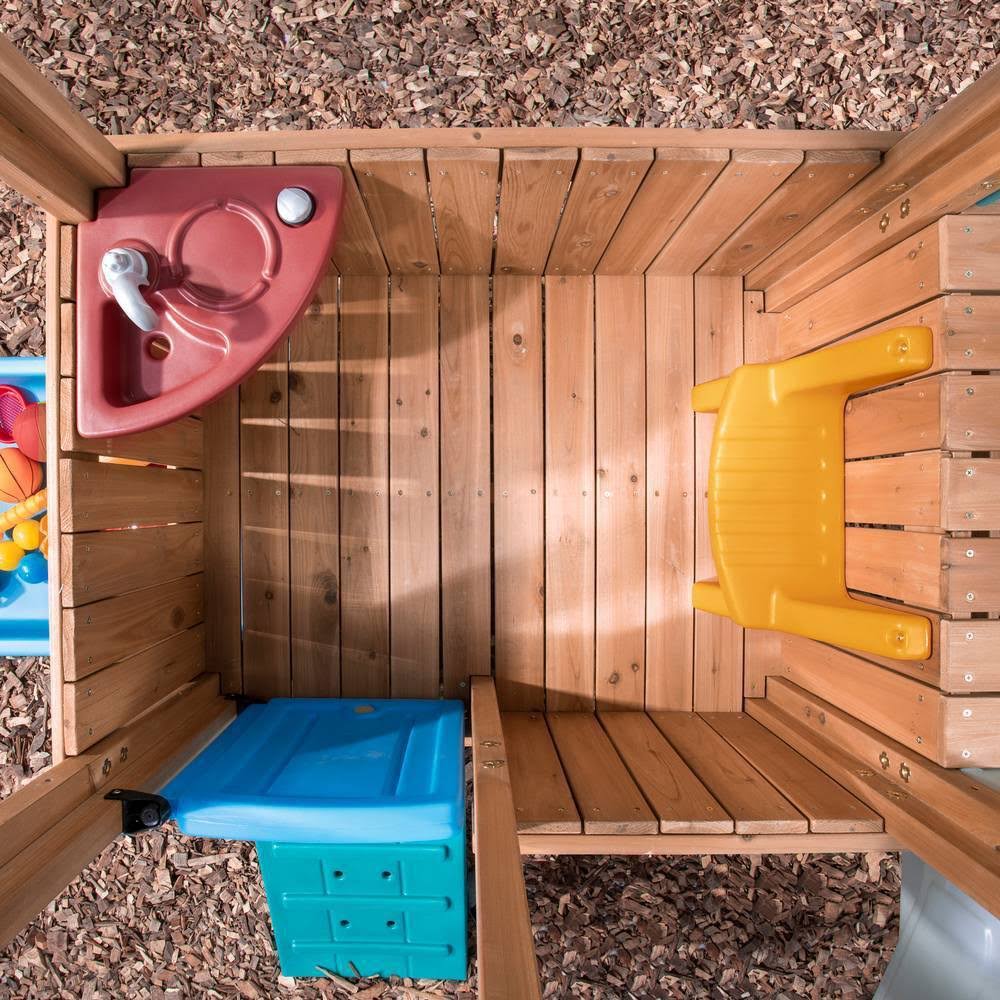 Step2 Woodland Adventure Playhouse u0026 Slide