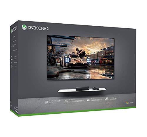 Microsoft Xbox One X 1TB Console with Wireless Controller: Enhanced, HDR, Native 4K, Ultra HD (2017 Model) (Renewed)