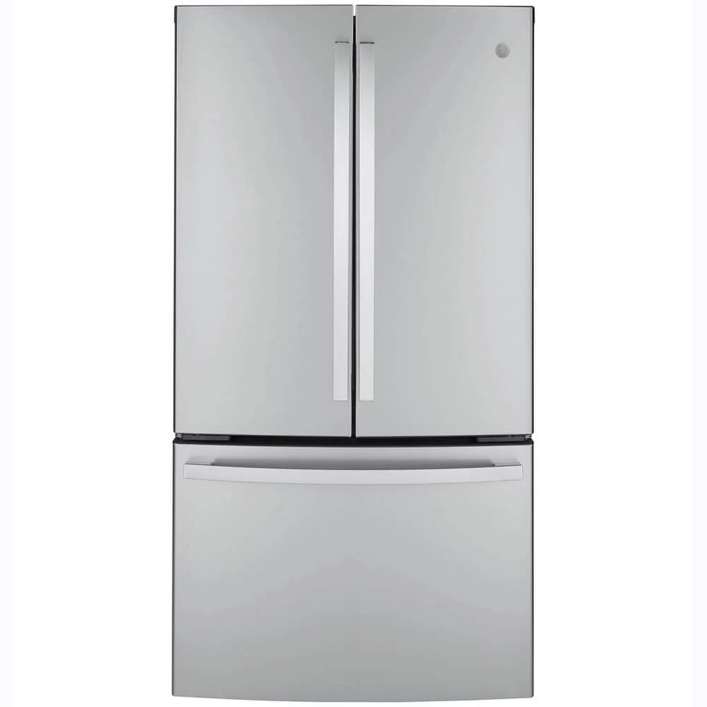 GE GWE23GYNFS 23.1 Cu. Ft. Stainless Steel Counter-Depth French-Door Refrigerator