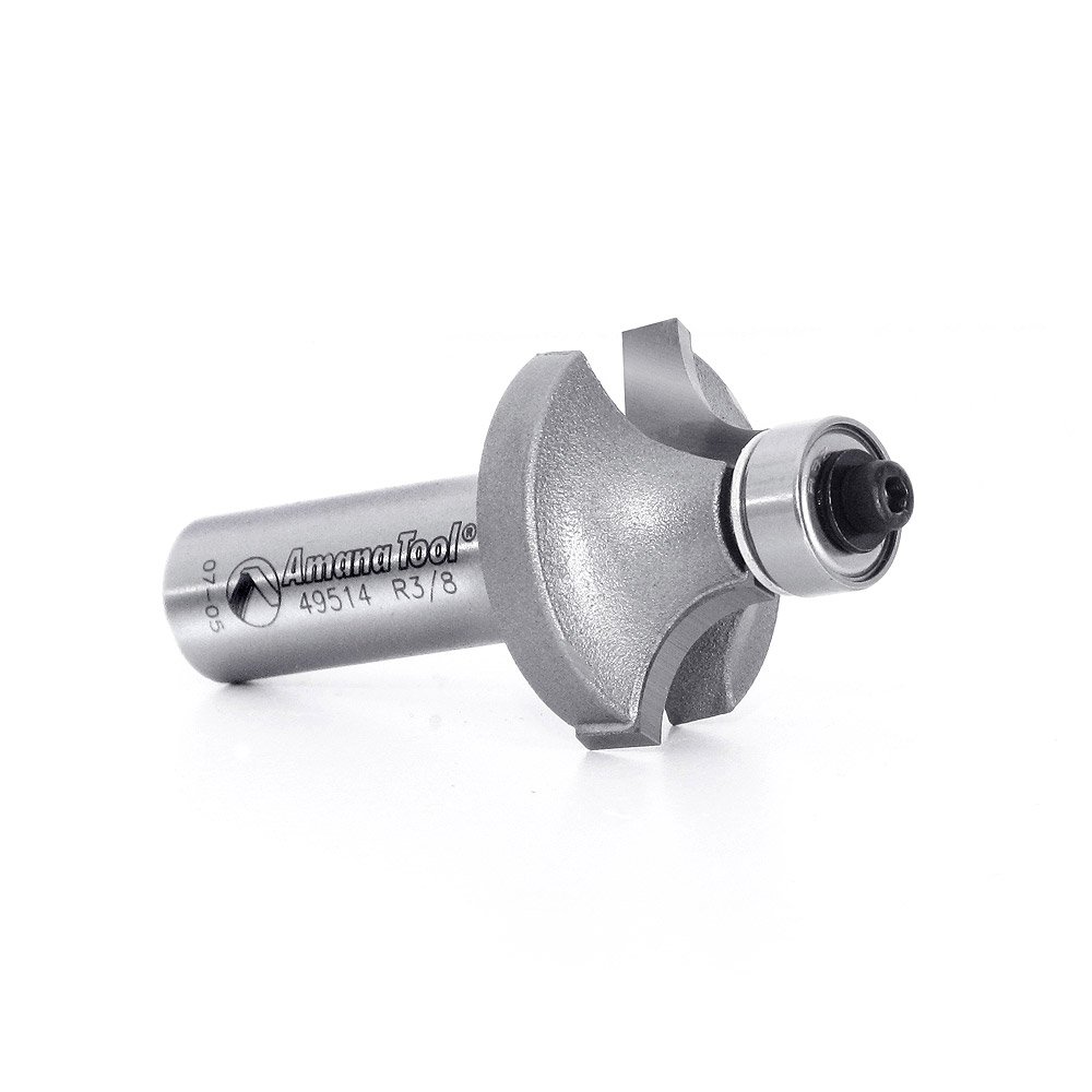 Amana Tool - 49545 Carbide Tipped 4 Flute Corner Rounding/Beading 1/2 Radius x 1-5/8 Dia x Pack of 2