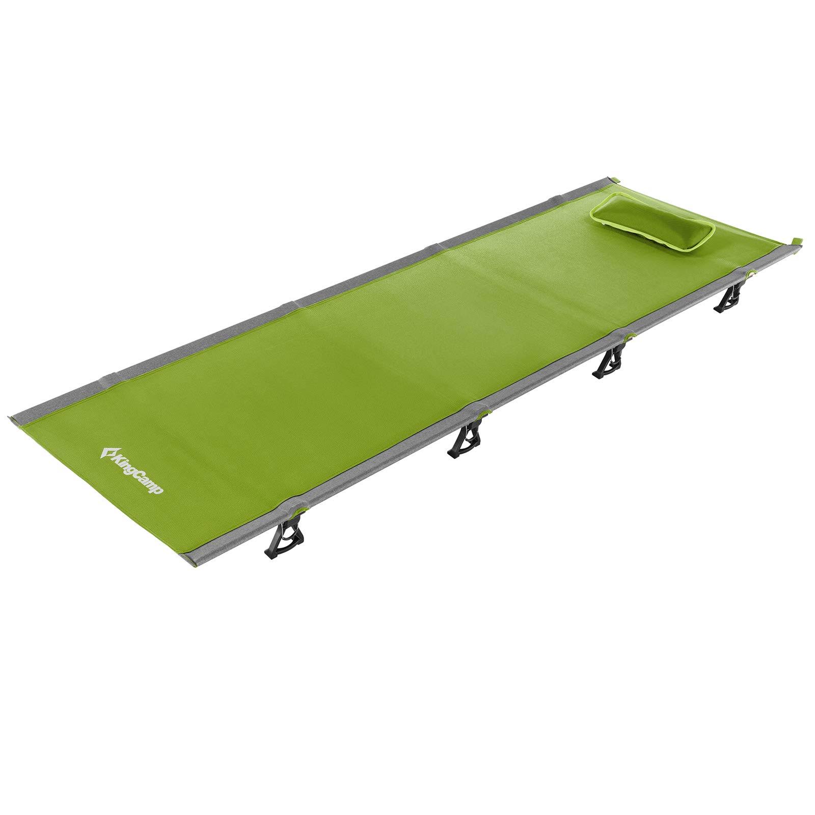 KingCamp Ultralight Compact Folding Camping Tent Cot Bed, 4.9 Pounds, Green