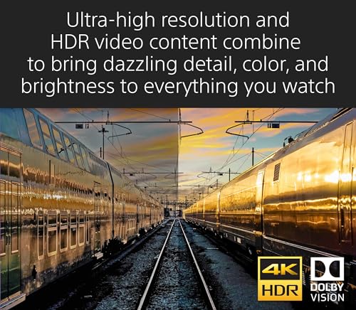 Sony 65 Inch 4K Ultra HD TV X85K Series: LED Smart Google TV with Dolby Vision HDR and Native 120HZ Refresh Rate KD65X85K- Latest Model, Black