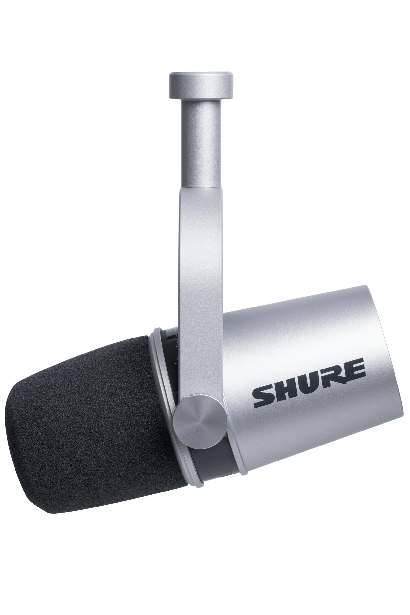 Shure MV7 USB Podcast Microphone - Silver