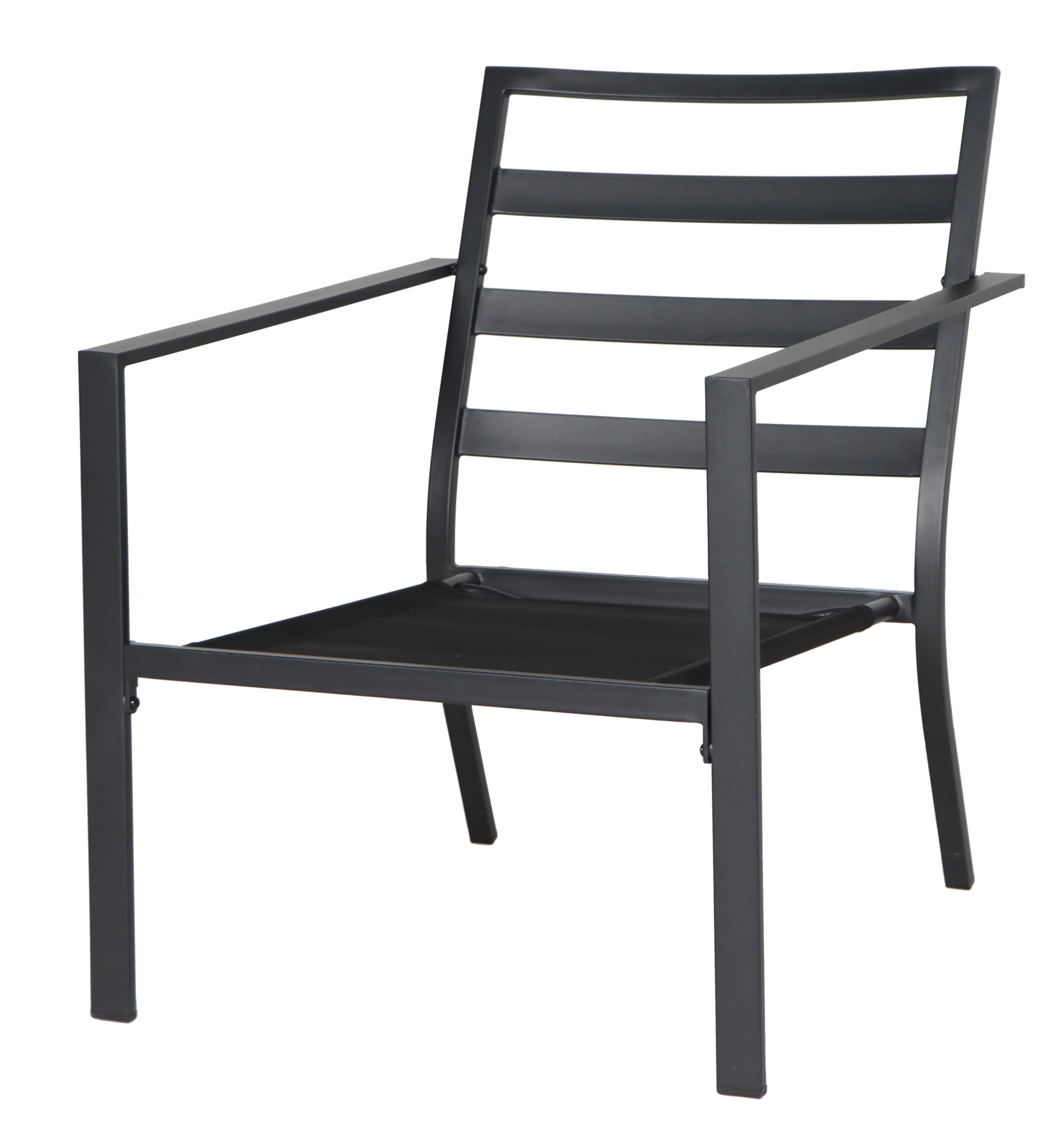Mainstays Stanton 4-Piece Steel Outdoor Patio Conversation Set, Red