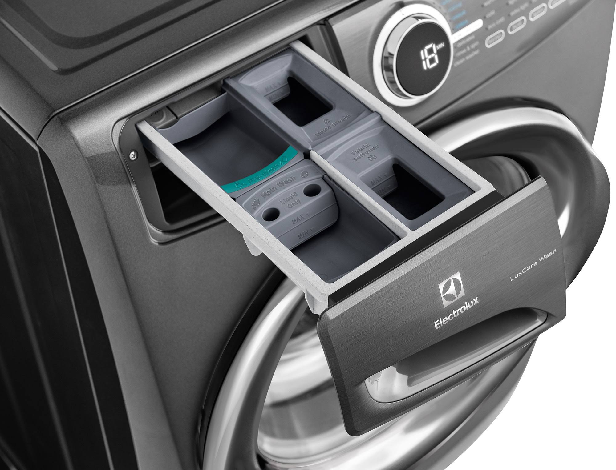 Electrolux Luxcare 4.3 Cu. ft. Front Load Washer Titanium EFLS517STT