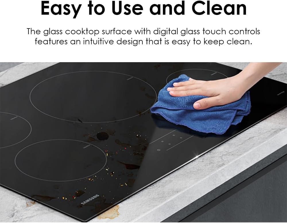 Samsung NZ36C3060UK/AA 36" Smart Induction Wi-Fi in Black Cooktop Range