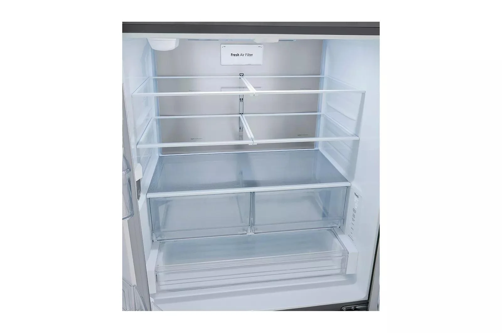LG 27 cu ft. 3 Door French Door Counter Depth Refrigerator with Internal Water Dispenser LRFLC2706S