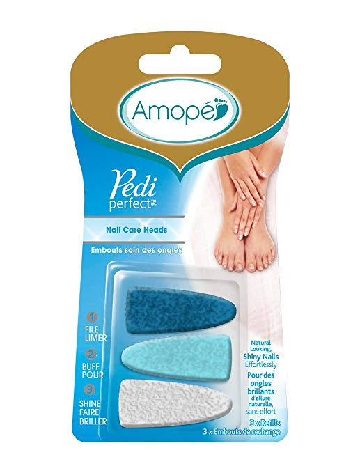 Amope Pedi Perfect Nail Care Heads - 3 refills