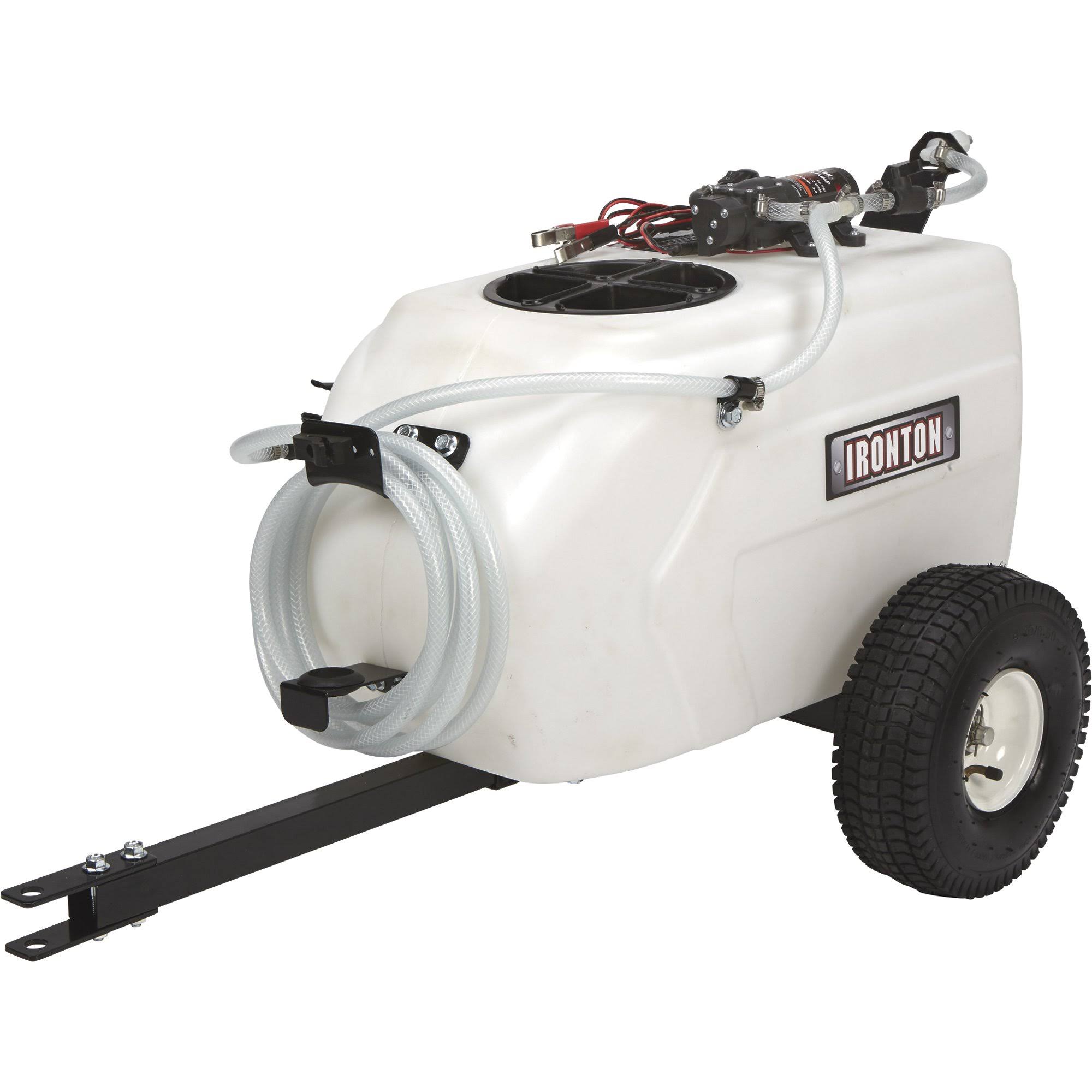 Ironton 13 Gallons 12 Volt DC Tow-Behind Towable Broadcast u0026 Spot Sprayer ATV 282790