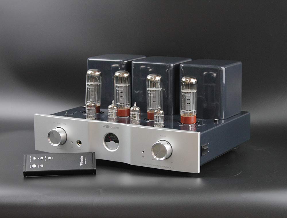 Willsenton R-35I EL34 x4 Tube Amplifier Headphone Amp with Bleutooth Basic Meter (Dark Blue Without Bluetooth)
