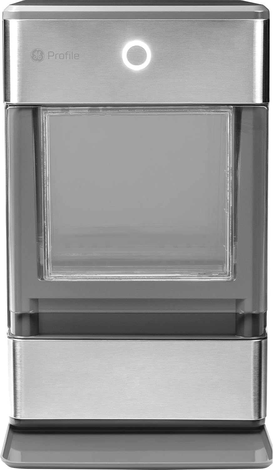 GE Profile Opal | Countertop Nugget Ice Maker | Portable Ice Machine Makes up to 24 lbs. of Ice Per Day | Stainless Steel Finish