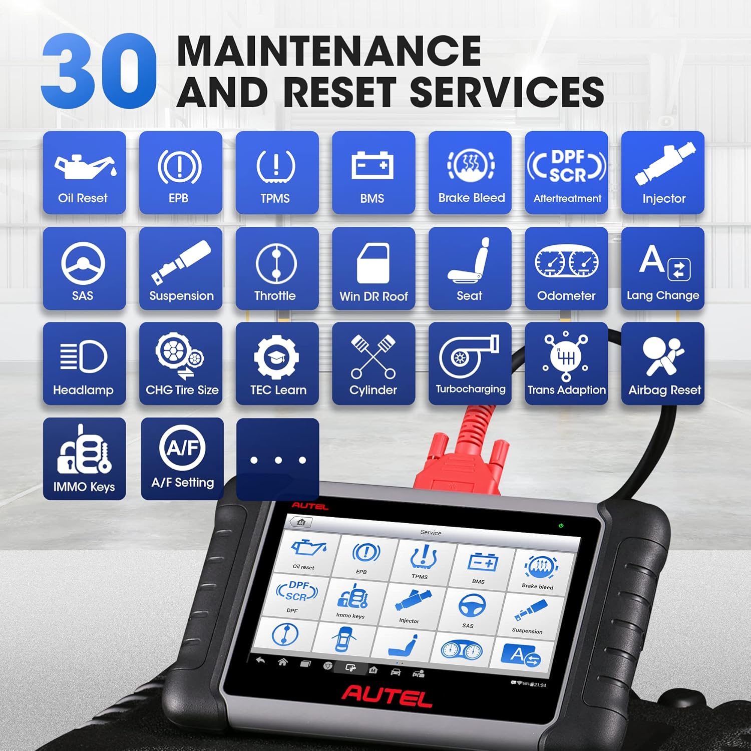 Autel MaxiPRO MP808 OBD2 Diagnostic Scanner More Advanced Scan Tool with Bi-directional Control Ability and Key Programming (Upgraded version of DS808 and same as MS906)