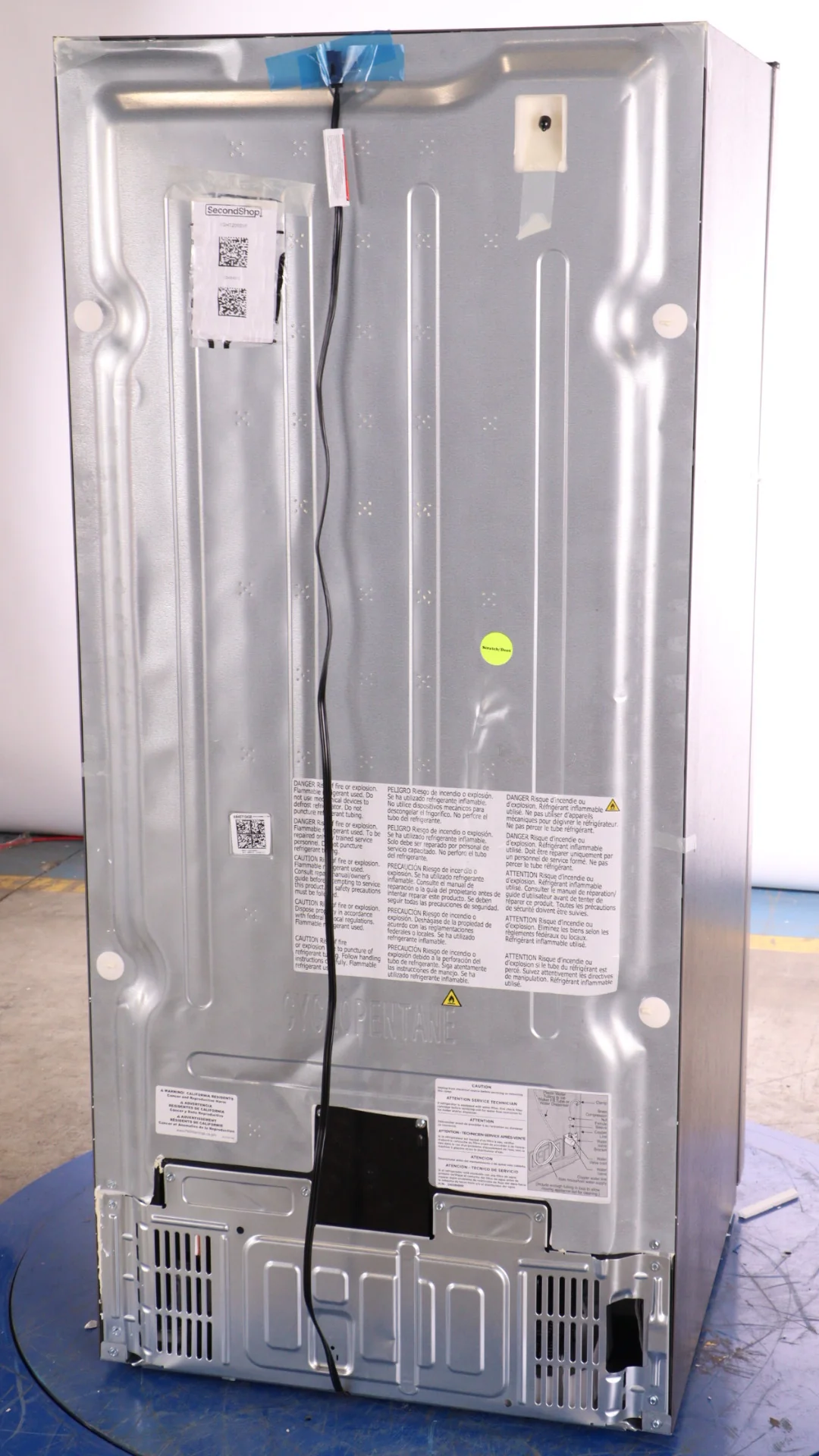 FRIGIDAIRE GALLERY 30 IN. 20.0 CU. FT. STAINLESS STEEL TOP FREEZER REFRIGERATOR - FGHT2055VF