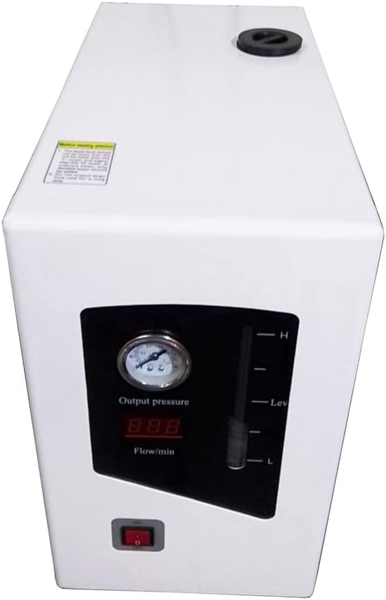 INTBUYING Electrolysis Hydrogen Generator High Purity Hydrogen H2 Generator 0-300ML/min 99.999% Laboratory Hydrogen Gas Source by Electrolysis of Water 110V