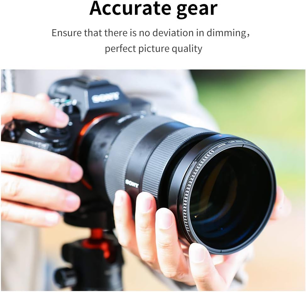 K&F Concept 77mm HD Soft GND8 Lens Filter, 3 Stop (0.9) Soft Graduated Neutral Density Filter with 28 Multi-Layer Coatings Waterproof/Scratch Resistant/Anti-reflectivity for Camera Lens