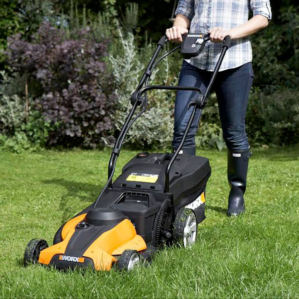 Worx 14x22 Cordless Push Lawn Mower - 24V