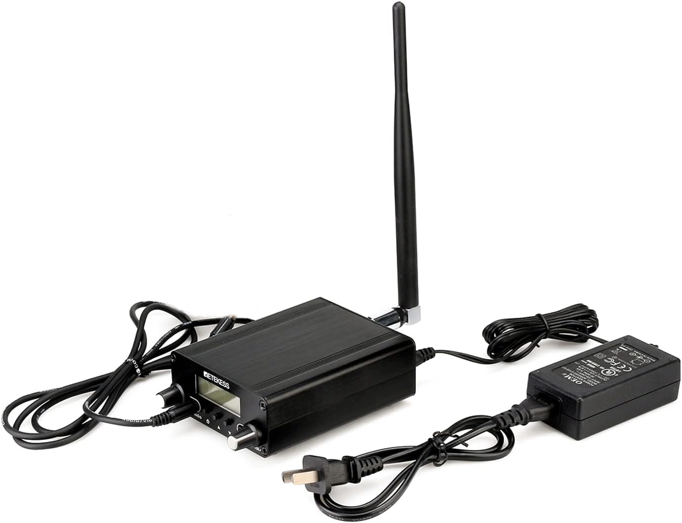 Retekess TR508 FM Transmitter for Church,FM Broadcast Transmitter,Long Range FM Radio Stereo Station with 3.5mm Mic Audio Jack for Drive in Movie,Parking Lot,Home,Library,Fcc Certified