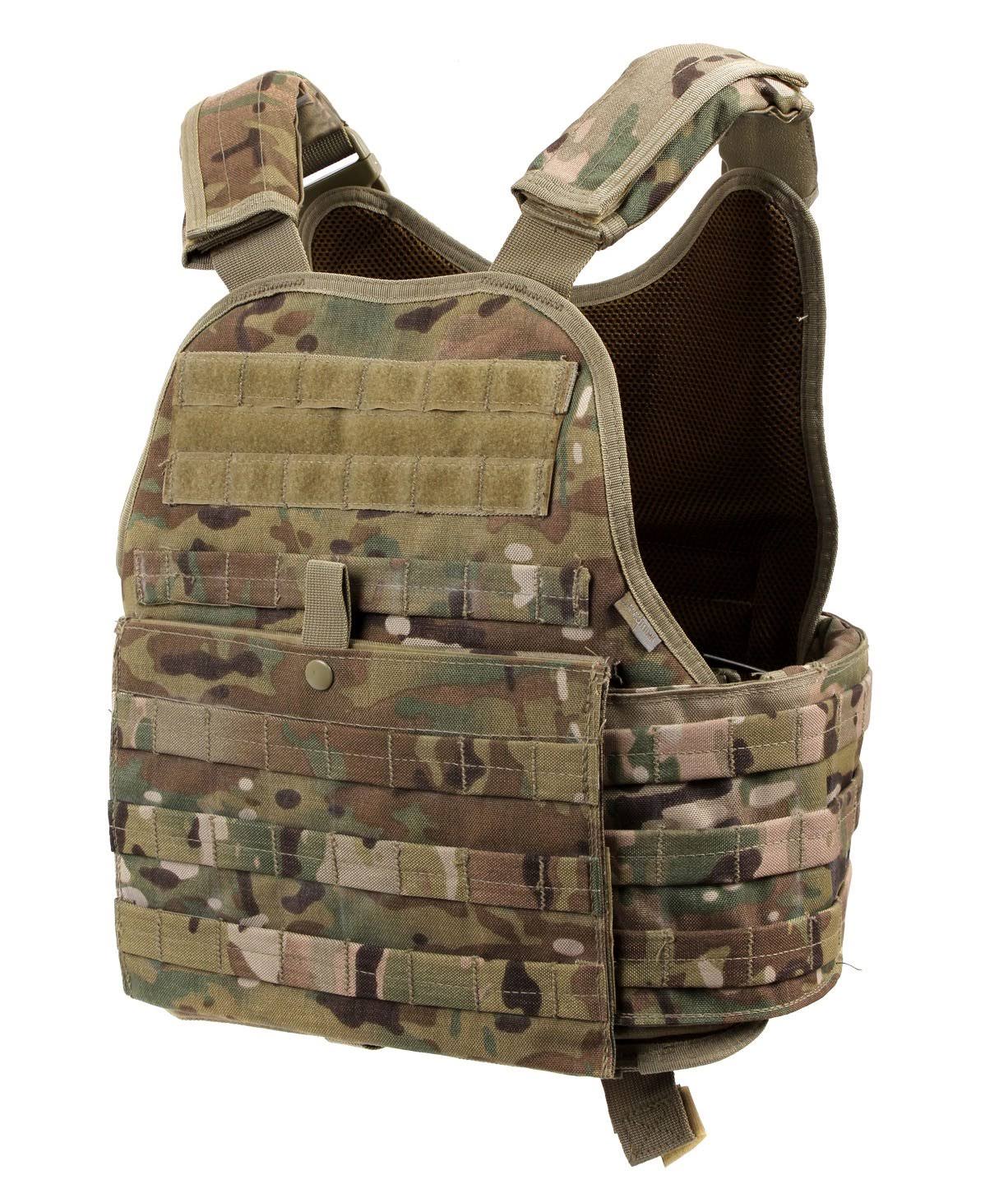 Rothco Molle Plate Carrier Vest - Black