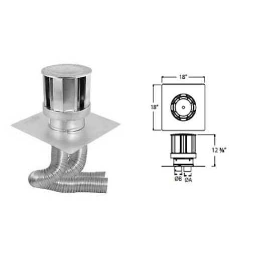 DuraVent 46DVA-CL33H DirectVent Pro Co-Linear Kit with Flex - Shop Hardware Tools Online Store