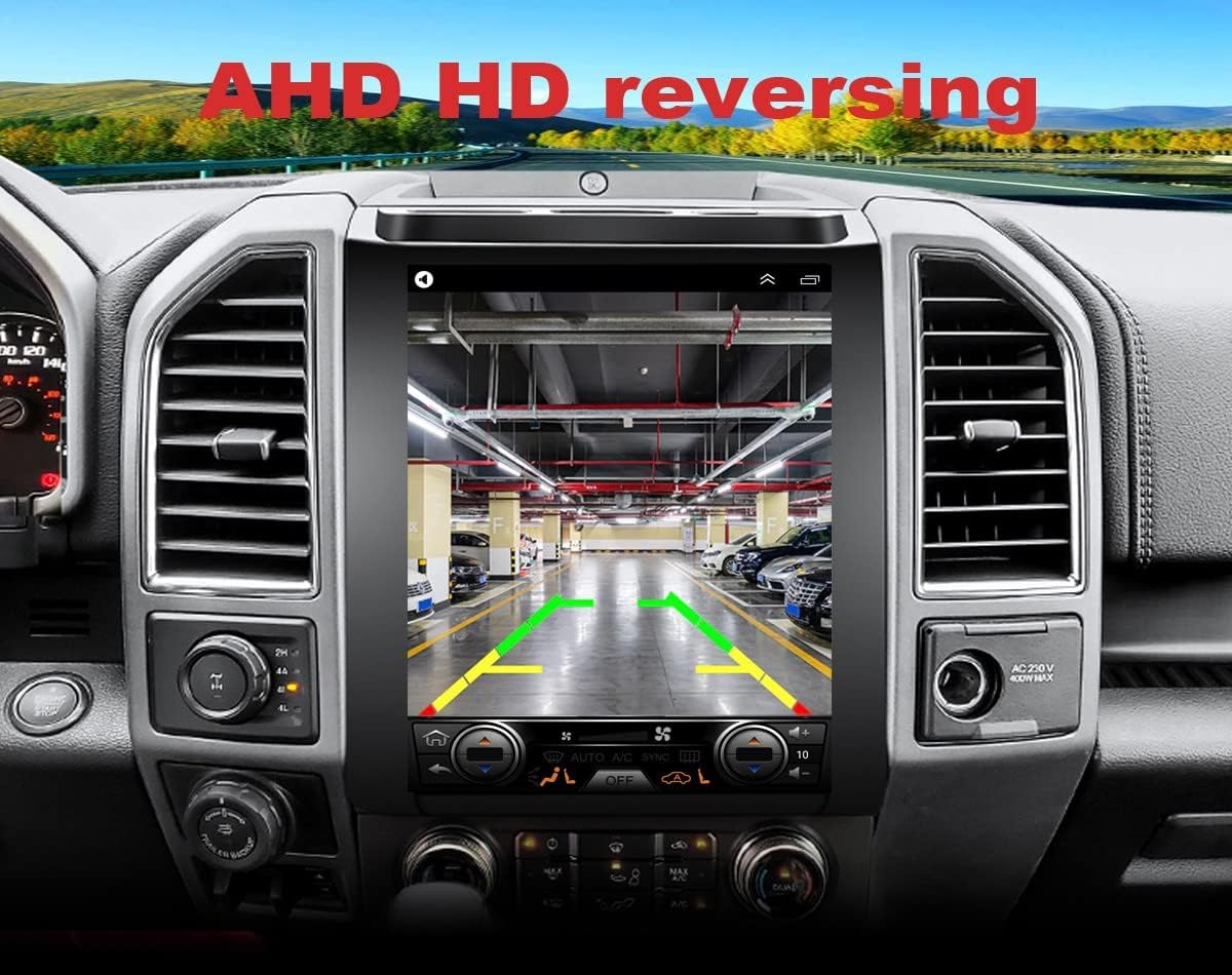 for Ford F150 Radio 2015-2020 Upgrade Android 10 Stereo Navigation 12.1inch Touch Screen 4GB+64GB Wireless Carplay 4G LTE WiFi Free Camera