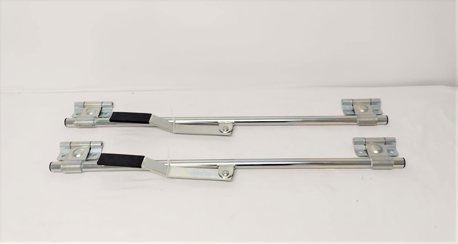Kay (2) 45" Zinc Cargo Trailer Door CamBar Latch Tamper Proof Hinge & Mounting Hardware