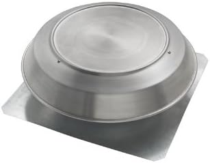 Broan-NuTone 355BK Aluminum Gable Mount Attic Ventilator for Home, 120VAC, 1400 Sq. Ft., 1000 CFM