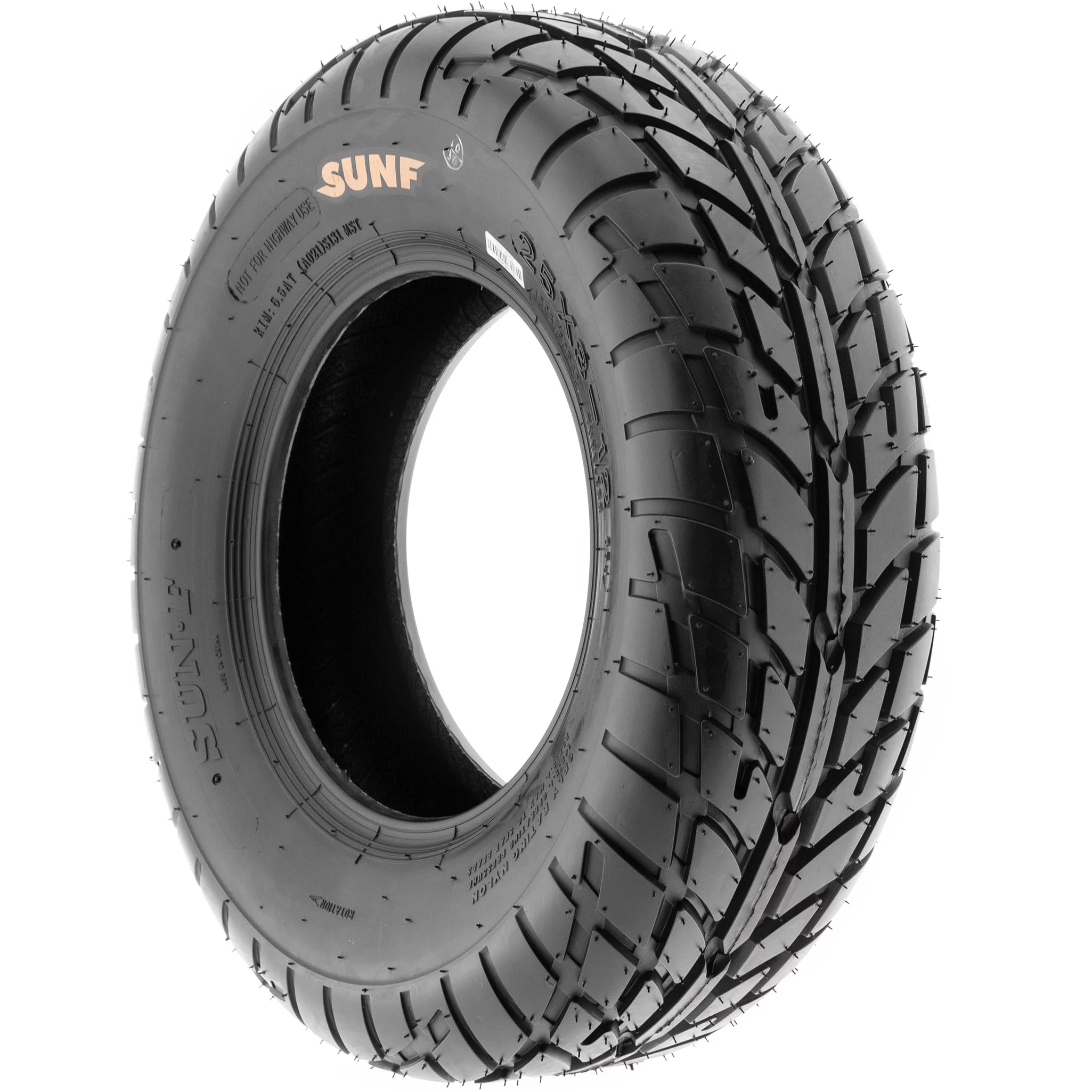 SunF All Terrain ATV UTV Sport Tires 25x8-12 25x8x12 6 PR A021 (Single)