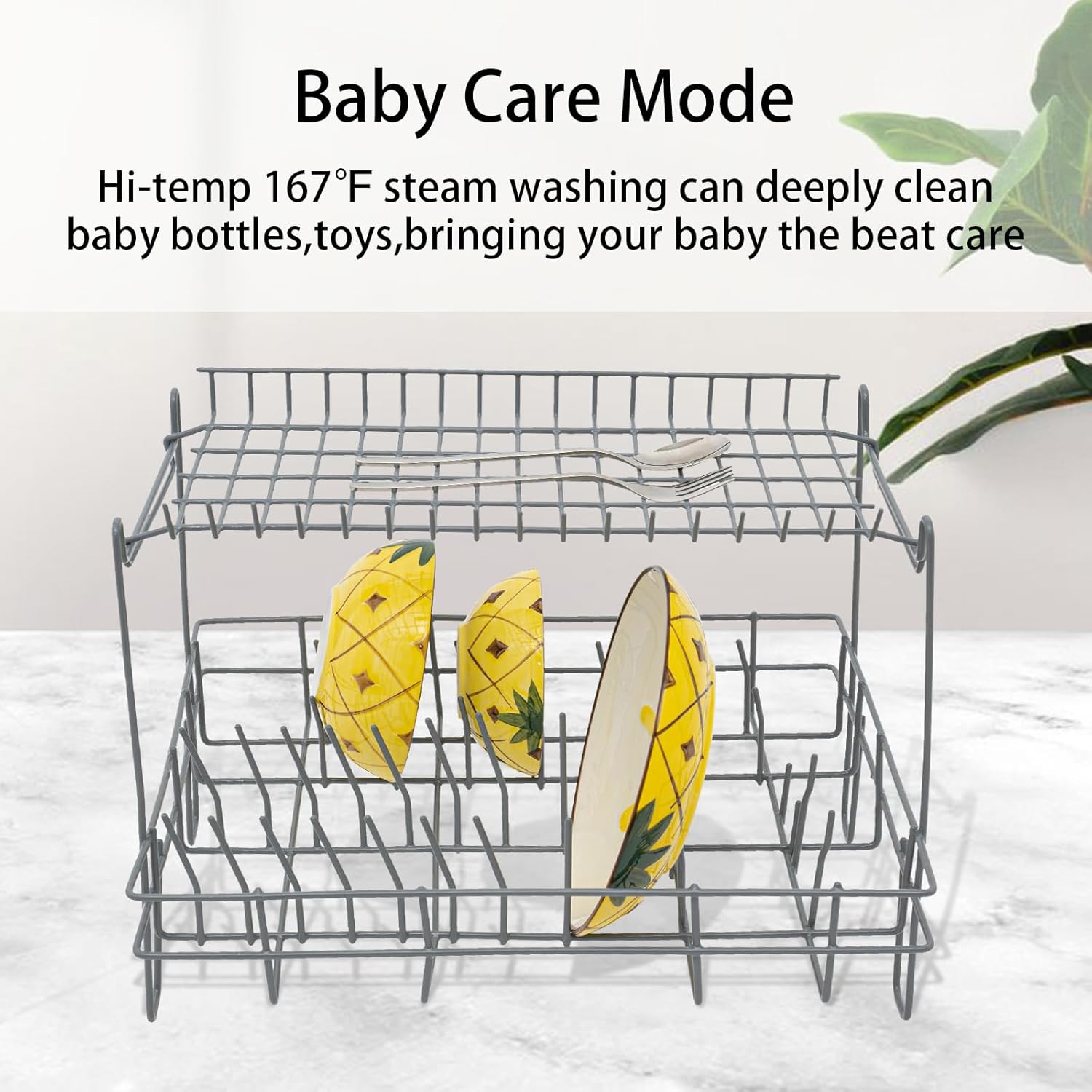 Dishwasher,900W Portable Countertop Dishwasher with 7L Built-In Water Tank,No Hookup Needed,5 Programs, for Small Homes,Apartments, Dormitories,Campers,RVs,110V