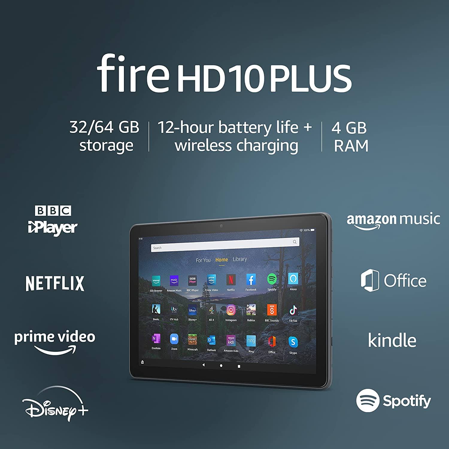 New: Fire HD 10 Plus Tablet | 10.1