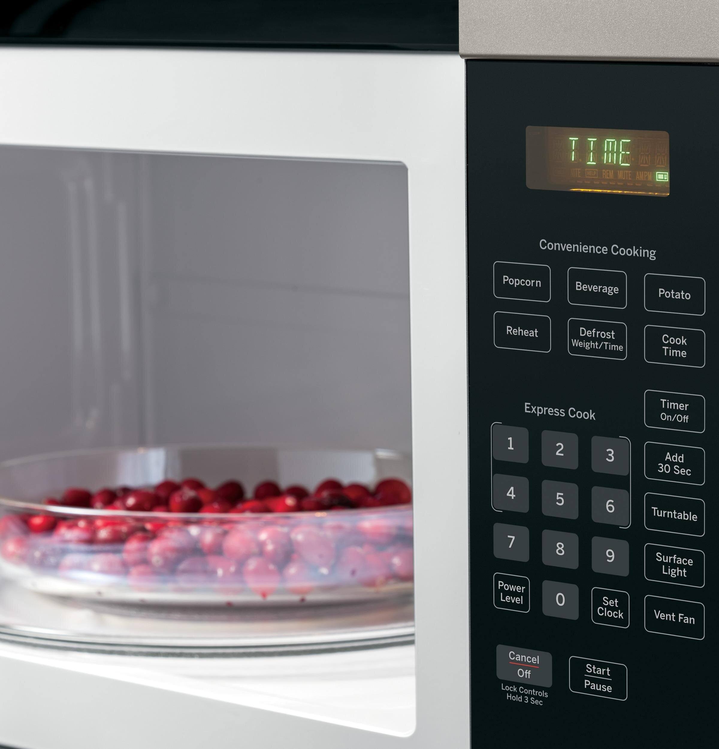 GE JNM3161MFSA 1.6 Cu. ft. Silver Over-the-range Microwave Oven