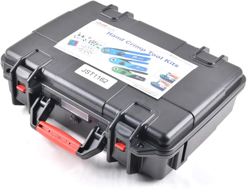 JRready ACT-M201 8 indent crimping tool design according M22520 1 01 for heavy duty circular rectangular electrical connector 38999 26482 etc. wire 12-26 awg 12 16 20 solid barrel contact