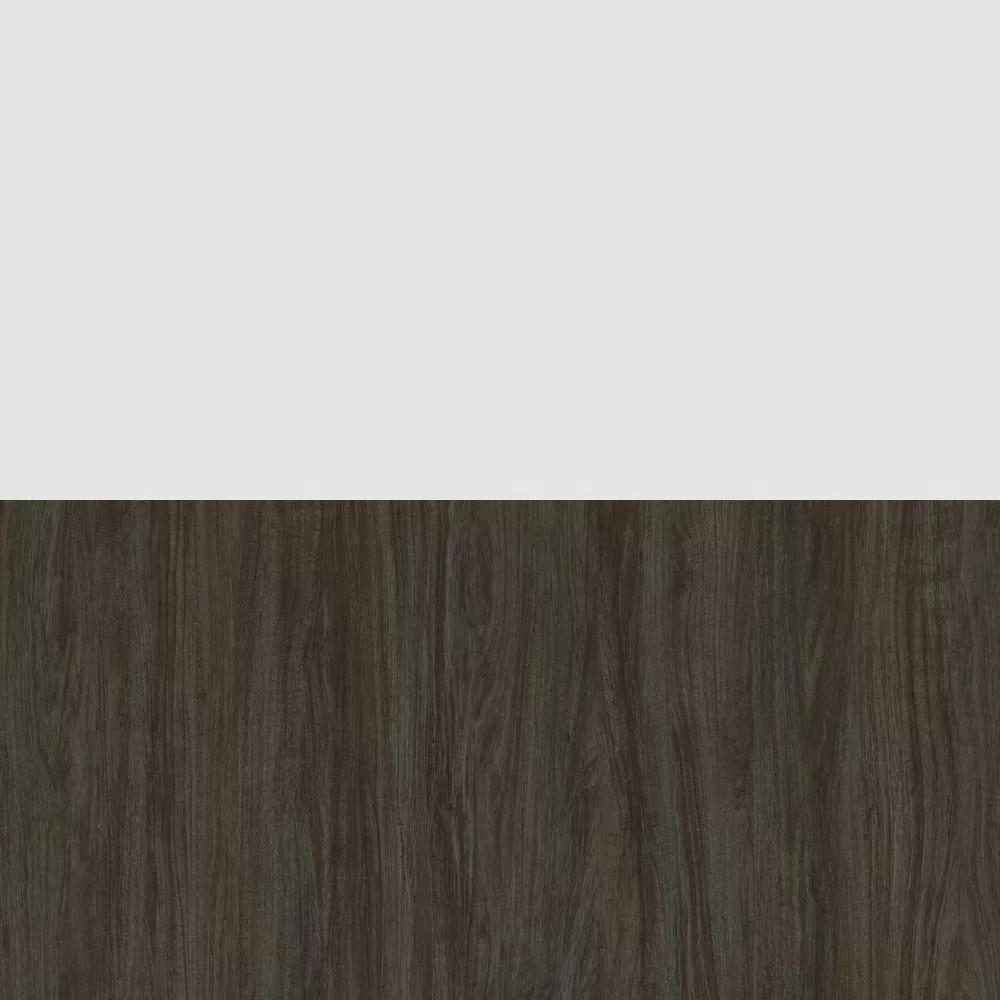 Bestar Orion 61" Full Murphy Bed in White and Walnut Gray
