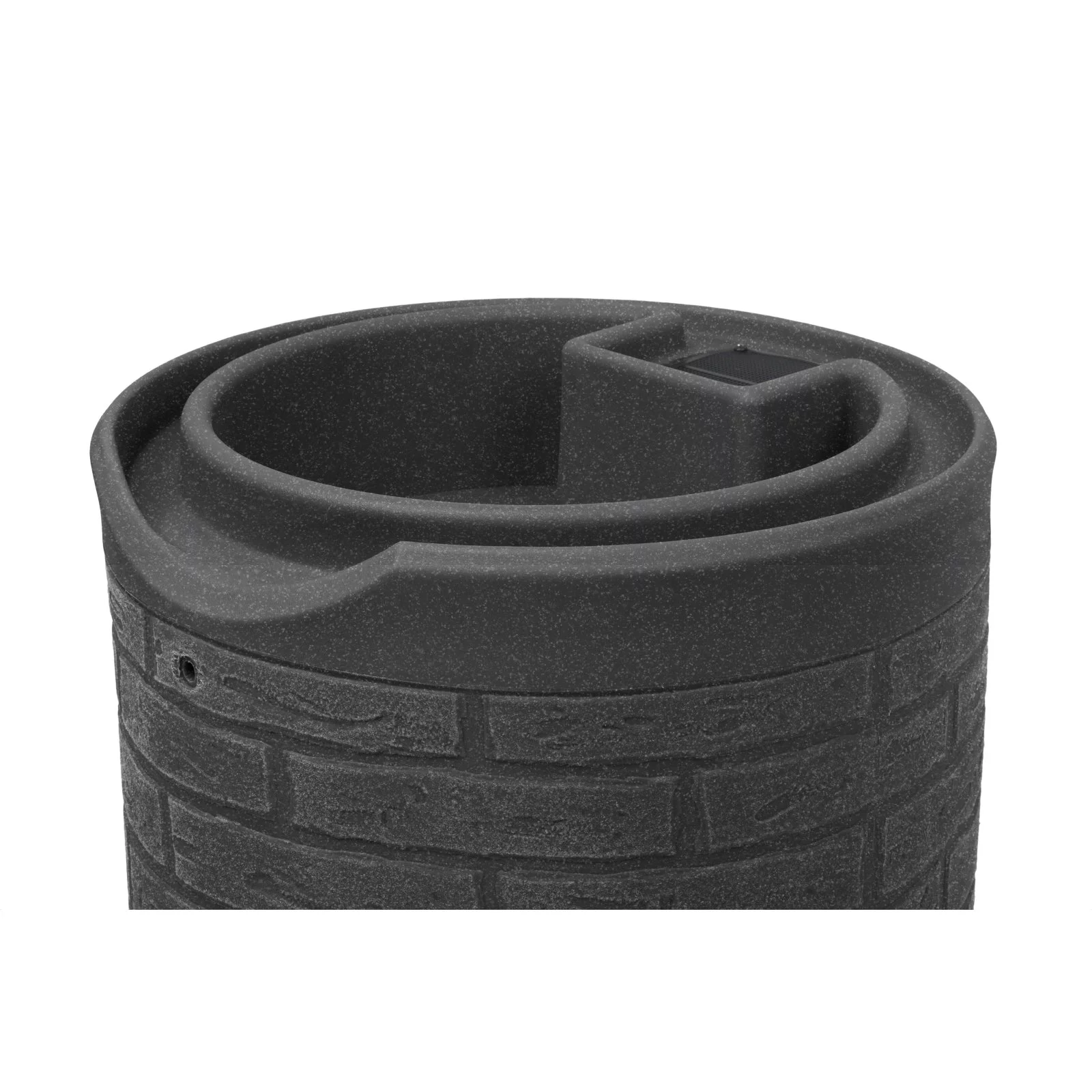 Good Ideas IMP-D50-DAR Impressions Downton Rain Saver Rain Barrel, 50 Gallon, Dark Granite