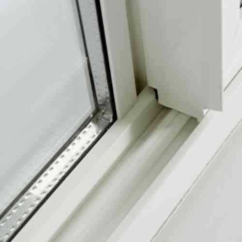 TAFCO Windows 48 in. x Utility Left-Hand Single Slider Vinyl Windows Single Glass and Screen - Shop Hardware Tools Online Store