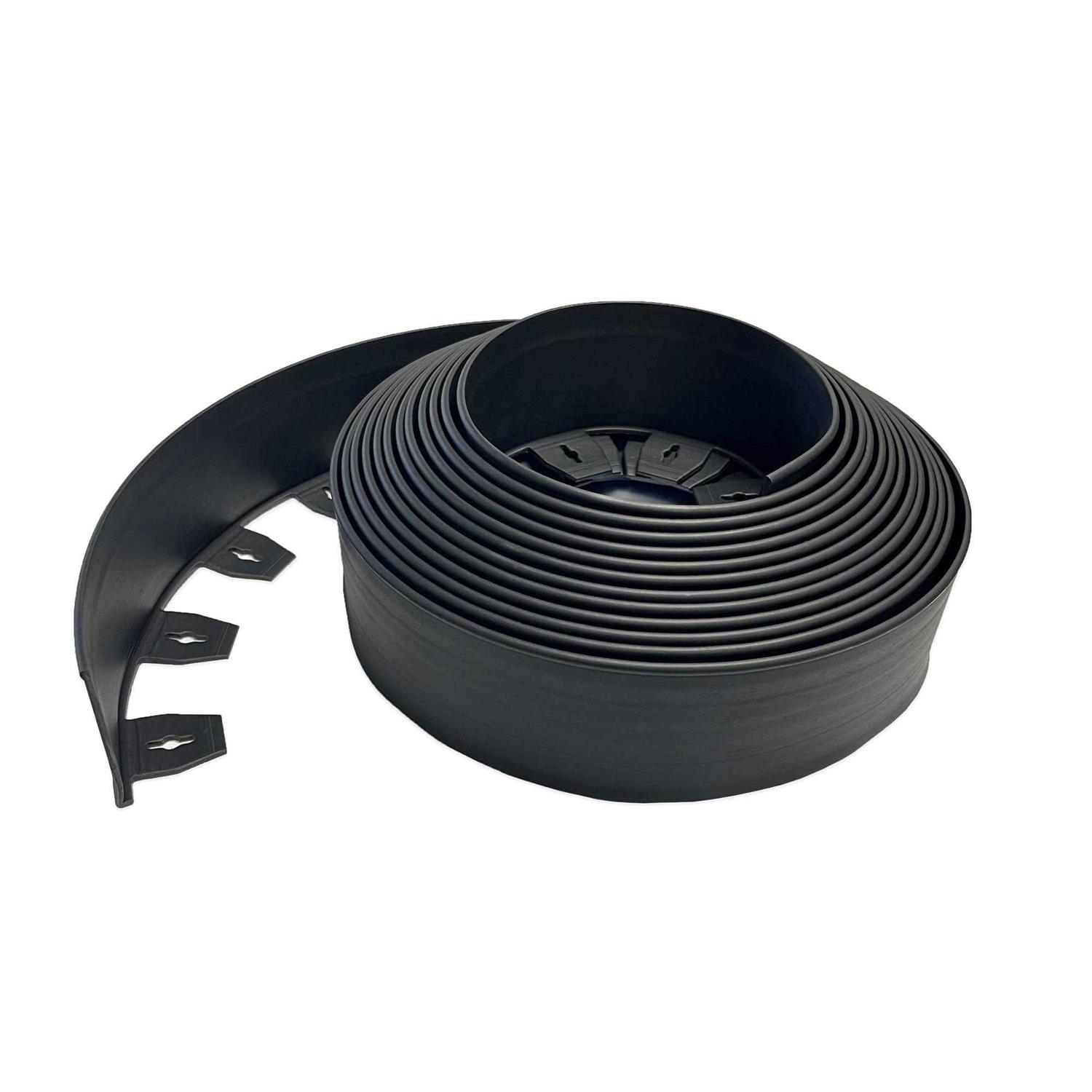 Expert Edge 60-ft x 4-in Black Plastic Landscape Edging Roll 3403-60LW - Shop Hardware Tools Online Store