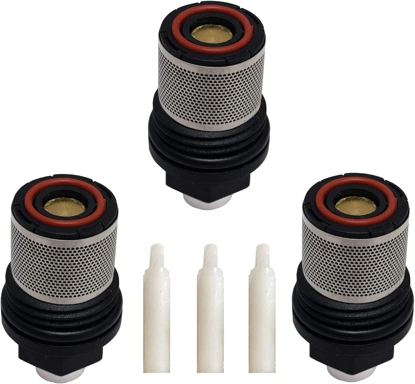 HOMEDEC Thermostatic Shower Valve Cartridge Replacement (4-handle Valve Full Set Backup)