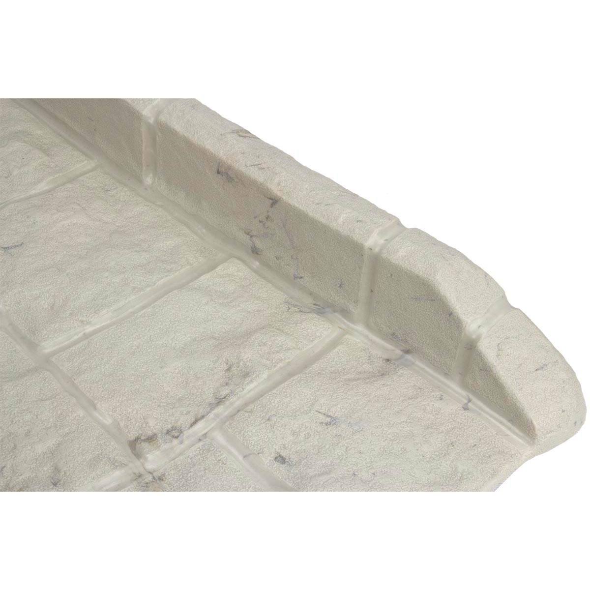 Suncast SB24 Decorative Rain Gutter Downspout Splash BLOCK, Light Taupe (6 Pack)