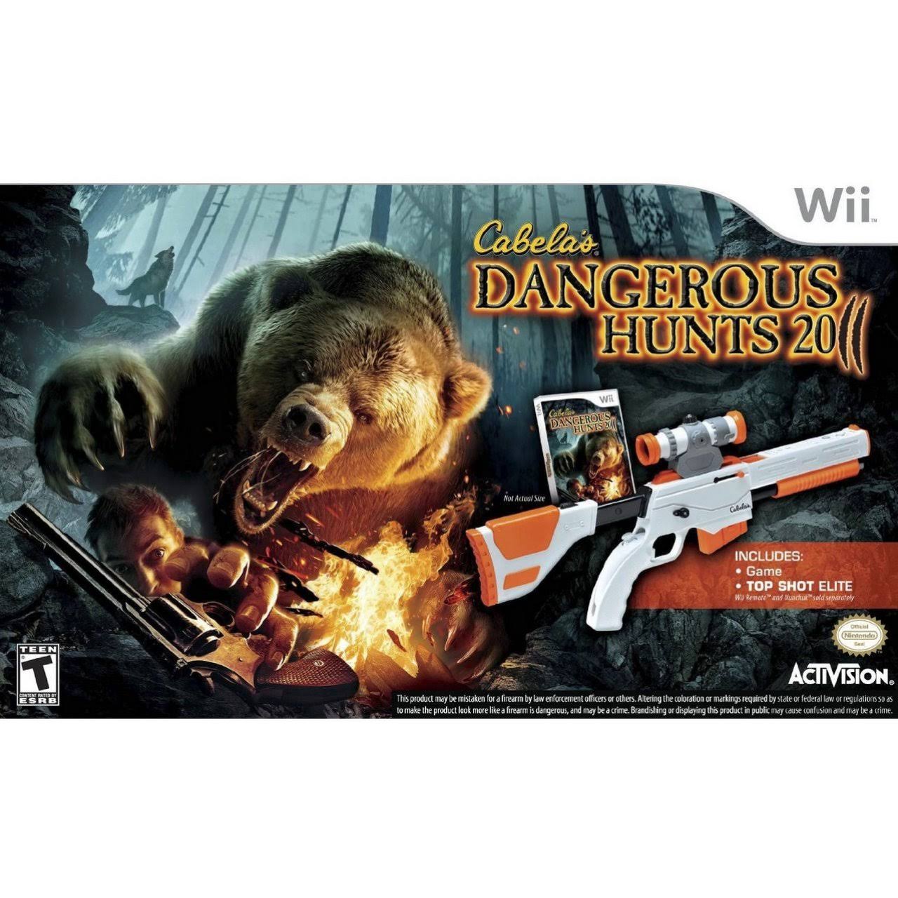 Cabela&s Dangerous Hunts 2011 with Top Shot Elite for Wii
