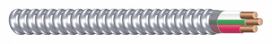 Southwire - 68952101 - Metal Clad Armored Cable, MC, 12 AWG, 250 ft, Number of Conductors 2 with Insulated Cu Ground
