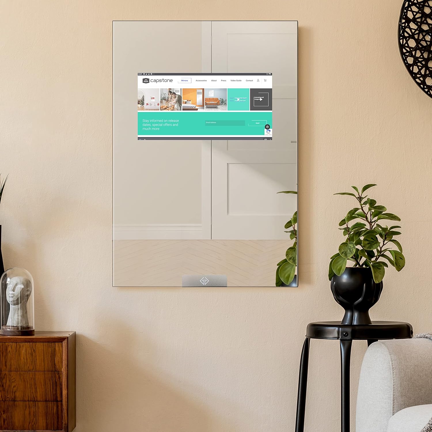 Capstone Touch Screen Smart Mirror 60 x 23 - Full Length - WI-FI / Download APPS / Bluetooth / Casting / Streaming