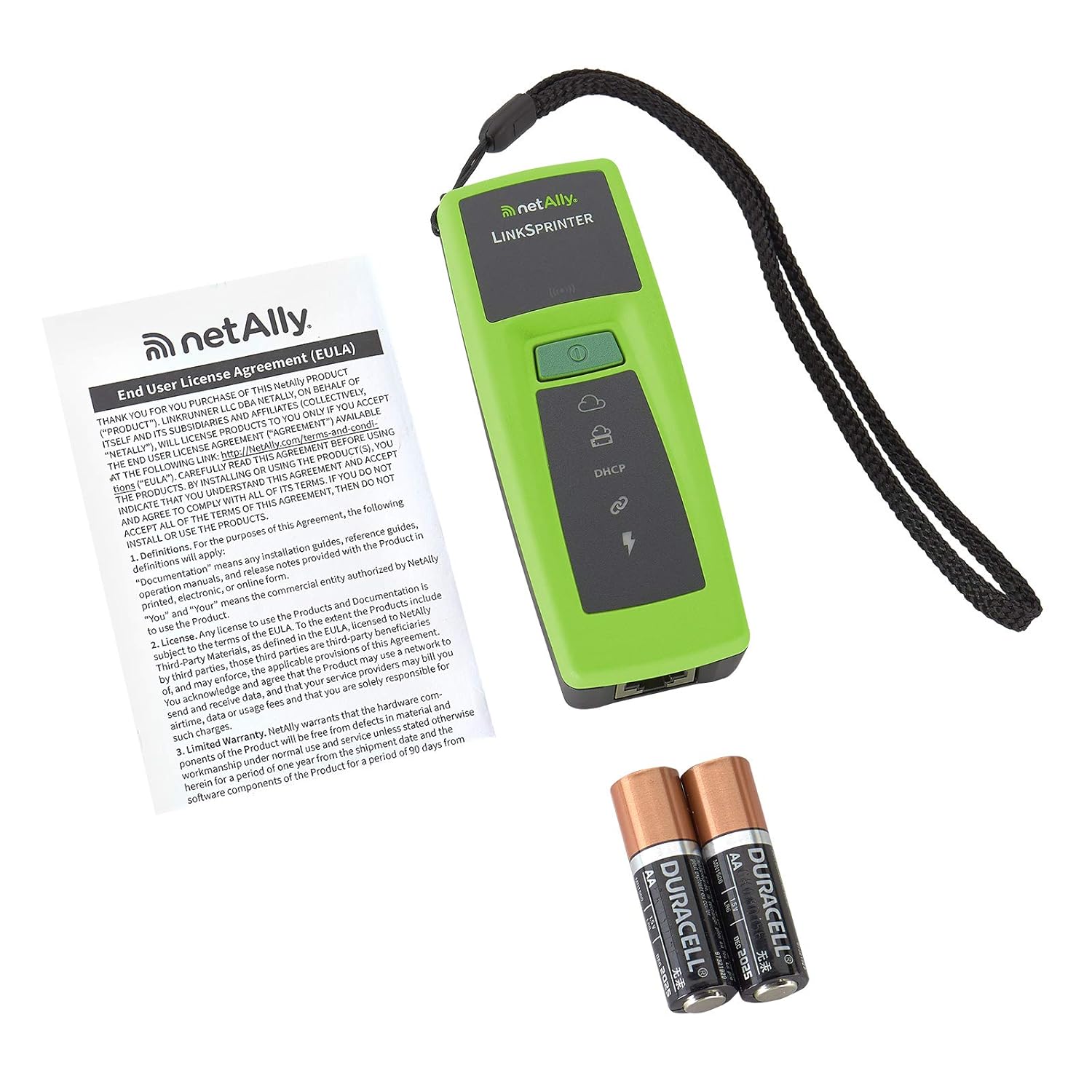 NetAlly LSPRNTR-300 LinkSprinter 300 Network Tester with WiFi and Distance to Cable Fault Indication