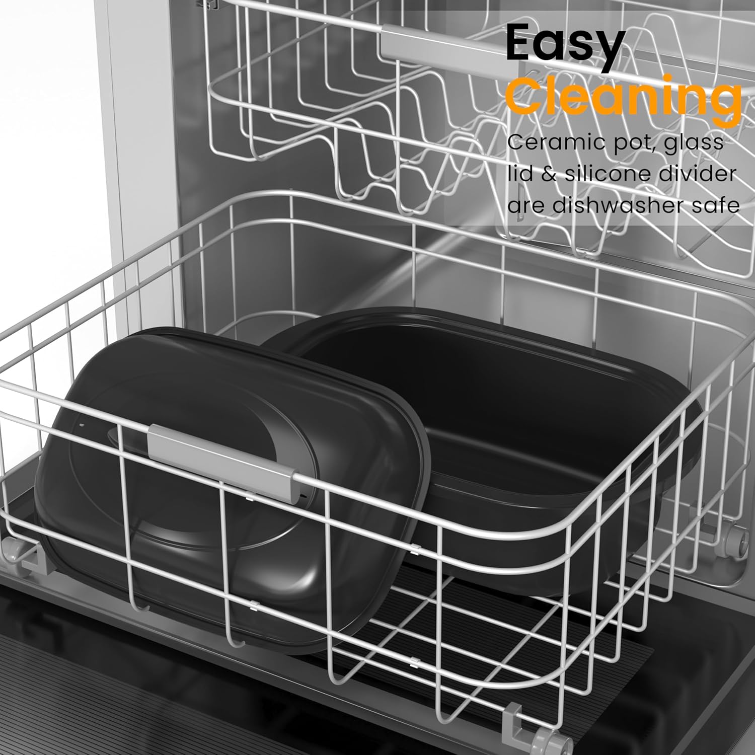 Roaster Oven 28 Quart, Electric Roaster Pan with Visible & Self-Basting Lid, Large Stainless Steel Electric Turkey Roaster Oven Defrost Warm Function, Removable Pan Rack, Fits Turkeys Up to 28LB
