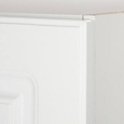 Closetmaid 36 in. Laminated 2-Door Raised Panel Storage Cabinet in White