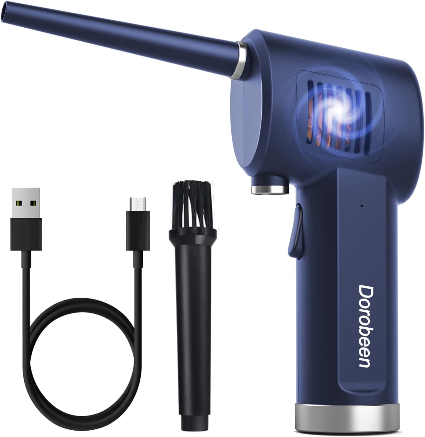 Cordless Air Duster, Blower & Vacuum 2 in 1, Compressed Air Duster, Portable Handheld Electronics Air Duster, Power 77000 RPM Motor, 10000 PA Suction, for Keyboard Car Computer Toys.
